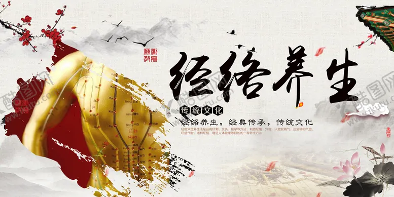 编号：43506710201243407420【酷图网】源文件下载-中医养生海报