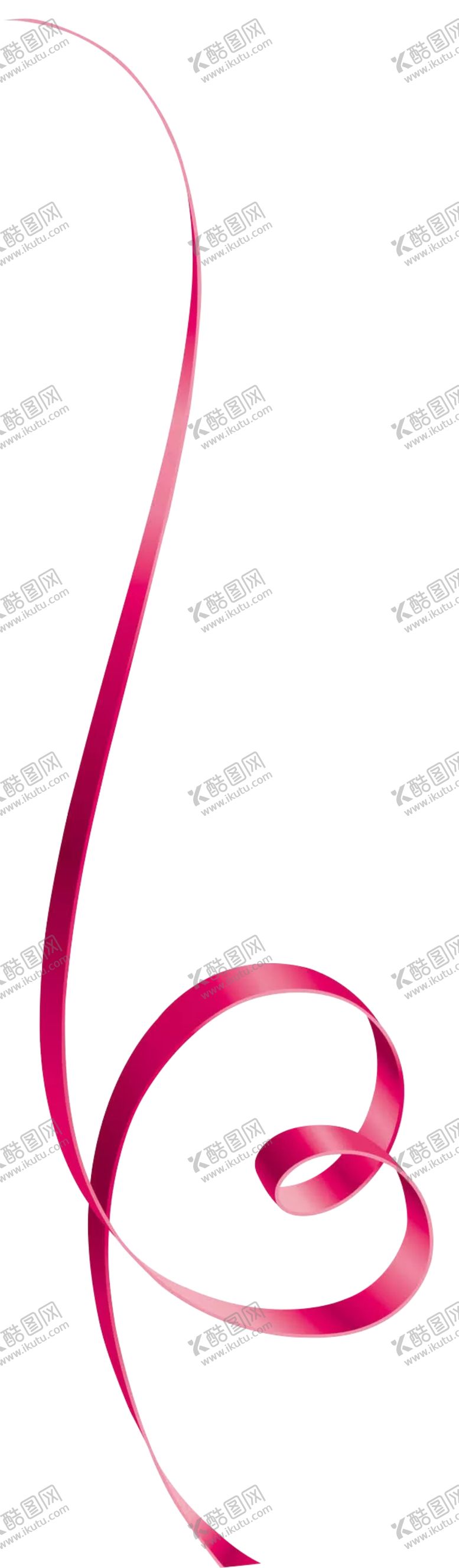 编号：97744304260823566301【酷图网】源文件下载-红色爱心彩带