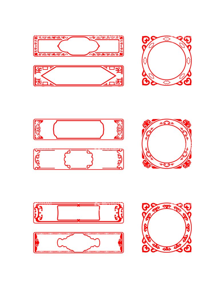 编号：10534810090936007465【酷图网】源文件下载-中式边框
