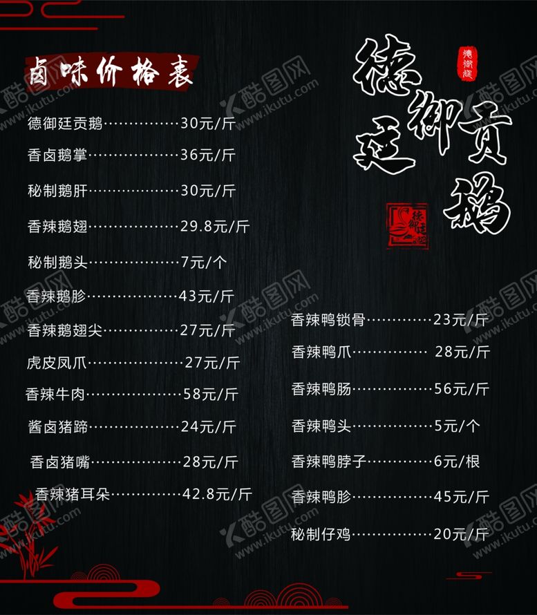 编号：53932006160321117935【酷图网】源文件下载-德御廷贡鹅价格表