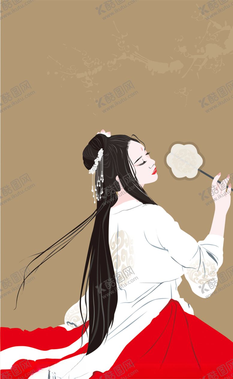 编号：60817010040932435426【酷图网】源文件下载-古装女子