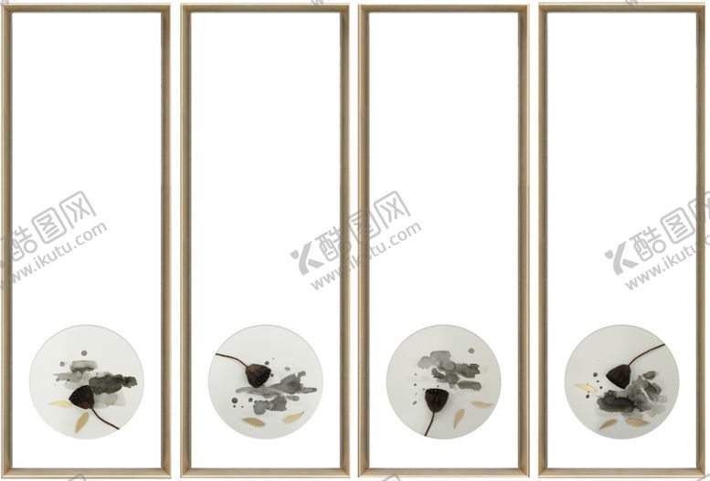 编号：25207610010544398731【酷图网】源文件下载-新中式禅意装饰画