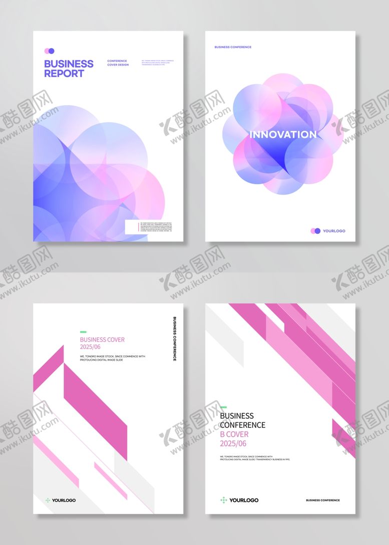 编号：11768110300646185288【酷图网】源文件下载-时尚几何画册封面