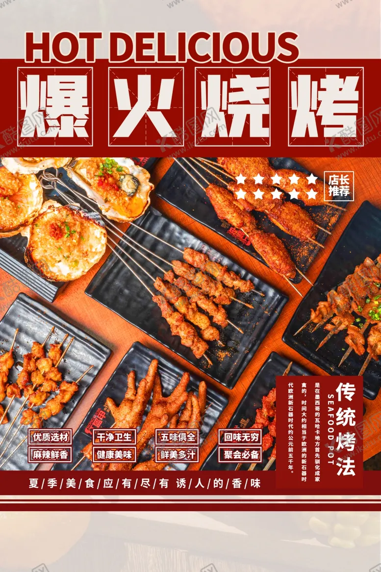 编号：24951301122030256710【酷图网】源文件下载-烧烤展板宣传