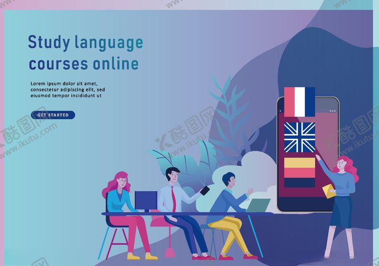 编号：50376210211846159756【酷图网】源文件下载-手绘商务插画