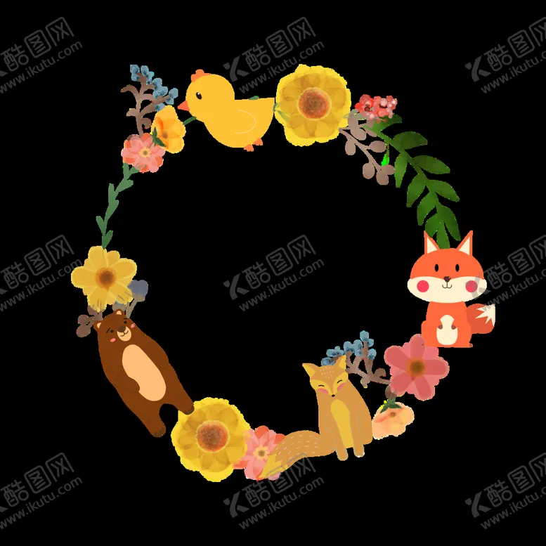 编号：73961009122218164085【酷图网】源文件下载-花环 