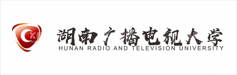 编号：54257910221624575030【酷图网】源文件下载-湖南广播电视大学LOGO