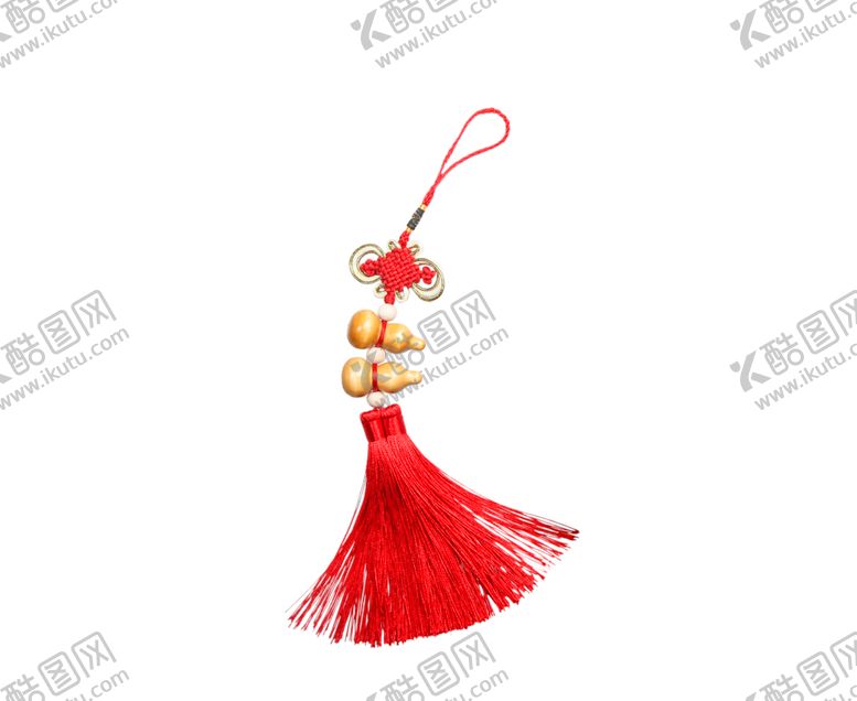 编号：75504210051324588443【酷图网】源文件下载-中国结葫芦穗装饰背景海报素材