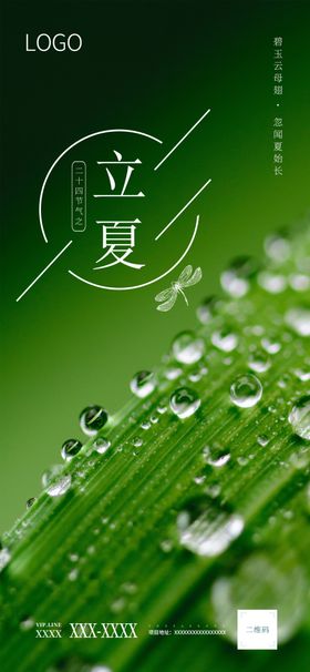 立夏节气海报