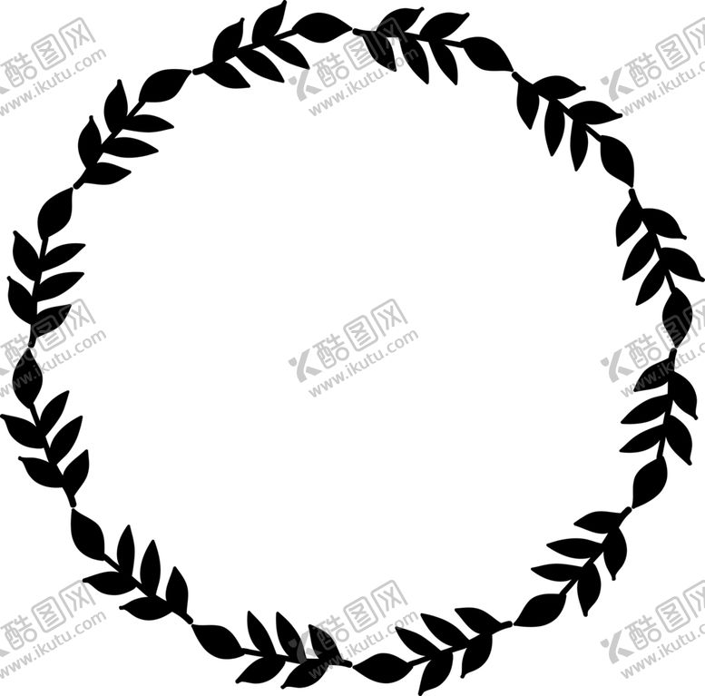 编号：90956807132019012943【酷图网】源文件下载-圆形花环