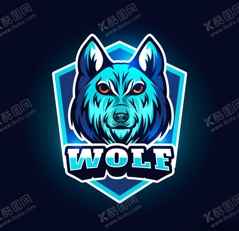 编号：96318209222054329165【酷图网】源文件下载-狼图标