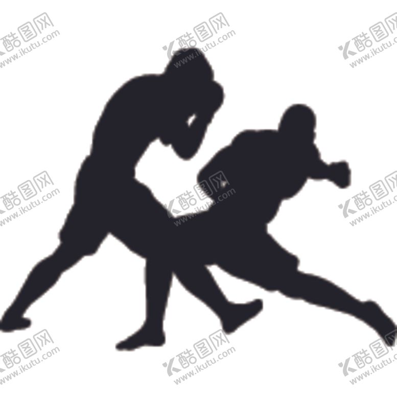 编号：34618105110033557267【酷图网】源文件下载-武术格斗剪影