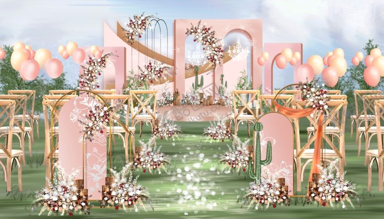 编号：21066609260133531357【酷图网】源文件下载-婚礼效果图