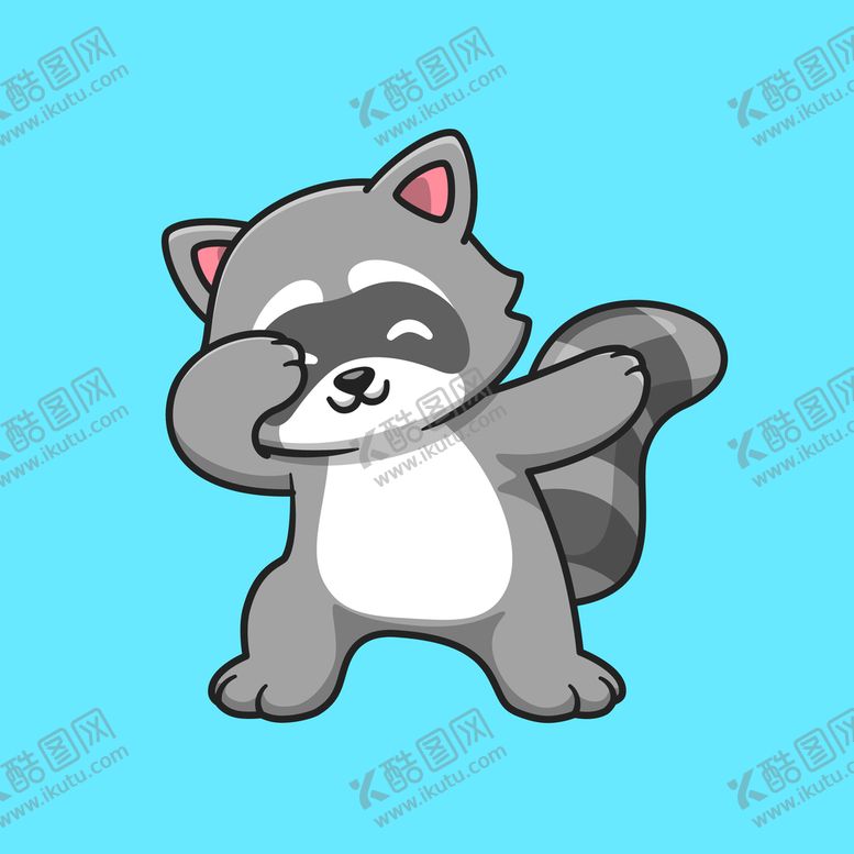 编号：85396110070031363128【酷图网】源文件下载-可爱卡通狸猫