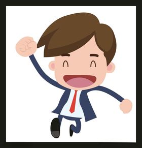 手绘商务人物士办公办公