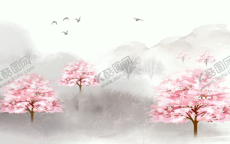 编号：84080405161208204907【酷图网】源文件下载-中式唯美山水