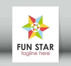 标志设计手绘底纹边框品牌LOGO