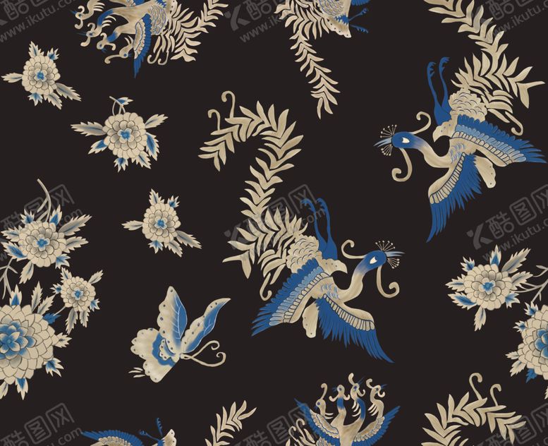 编号：20667509112013201688【酷图网】源文件下载-龙凤鸟