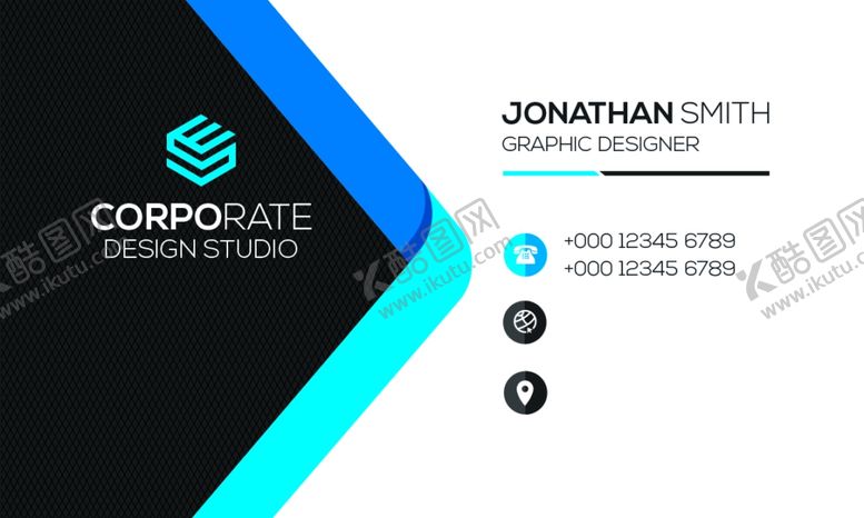 编号：57512410300306244440【酷图网】源文件下载-名片模板图片