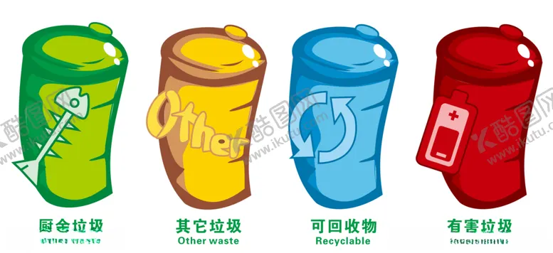 编号：34918206290455335498【酷图网】源文件下载-垃圾分类海报