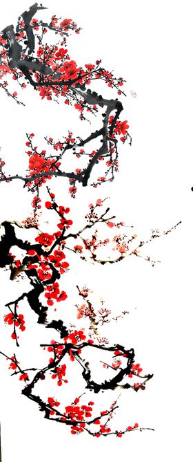 中国风水墨梅