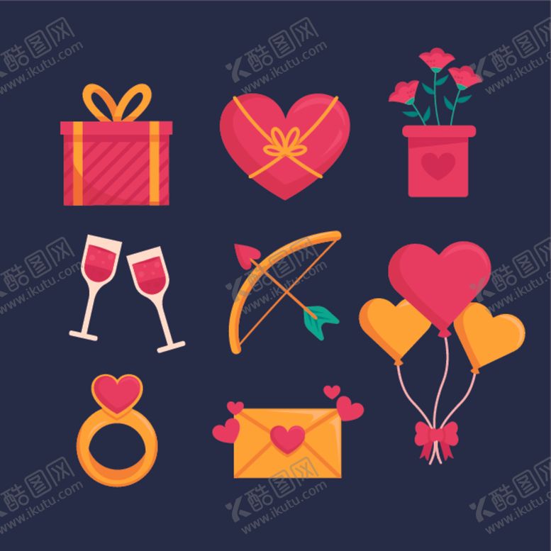 编号：10219911012050075036【酷图网】源文件下载-情人节素材