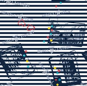 大牌手绘建筑字母