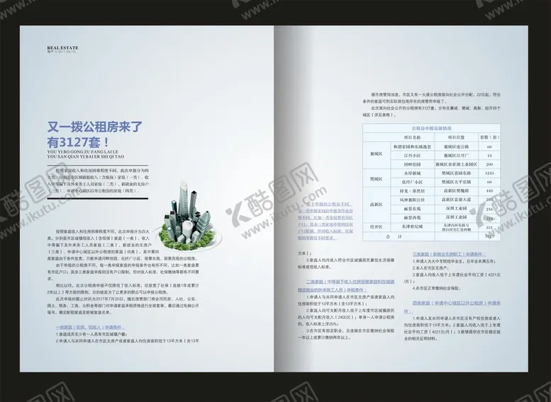 编号：12796002122333585176【酷图网】源文件下载-房产杂志内页 
