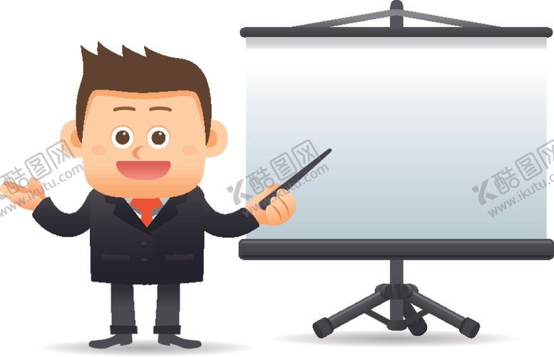 编号：16335010170643125757【酷图网】源文件下载-卡通商务男性