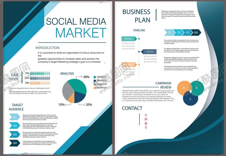 编号：58425004132142259230【酷图网】源文件下载-商务市场信息图表模板
