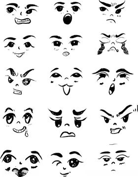 多样表情图标集合