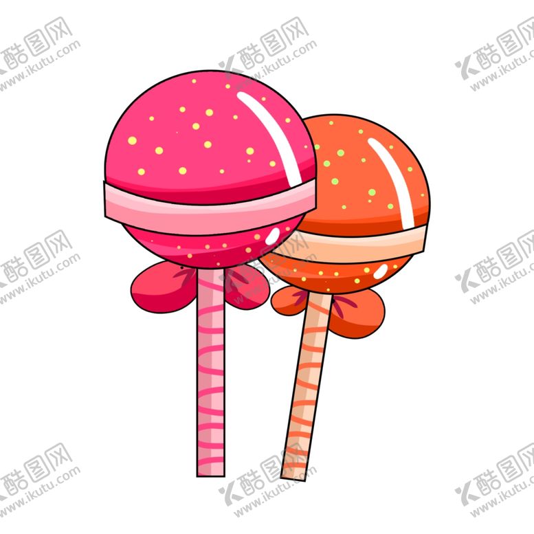 编号：86342907070615502696【酷图网】源文件下载-卡通棒棒糖