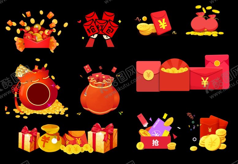 编号：10035702181124548881【酷图网】源文件下载-红包福袋