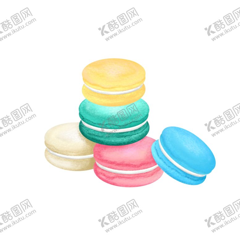 编号：76306607050944013589【酷图网】源文件下载-马卡龙甜品糕点美食甜点甜食