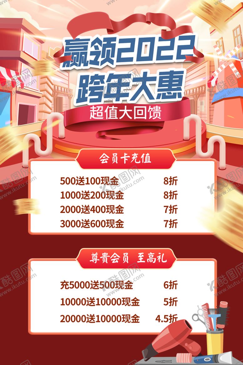 编号：01356810081127384563【酷图网】源文件下载-2020 跨年大惠 海报