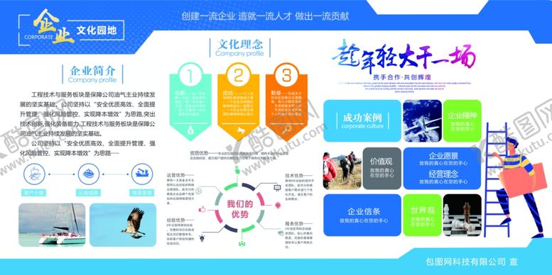 编号：64434707080501036371【酷图网】源文件下载-企业形象墙