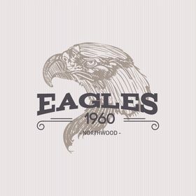 老鹰图标雄logo雄手绘雄