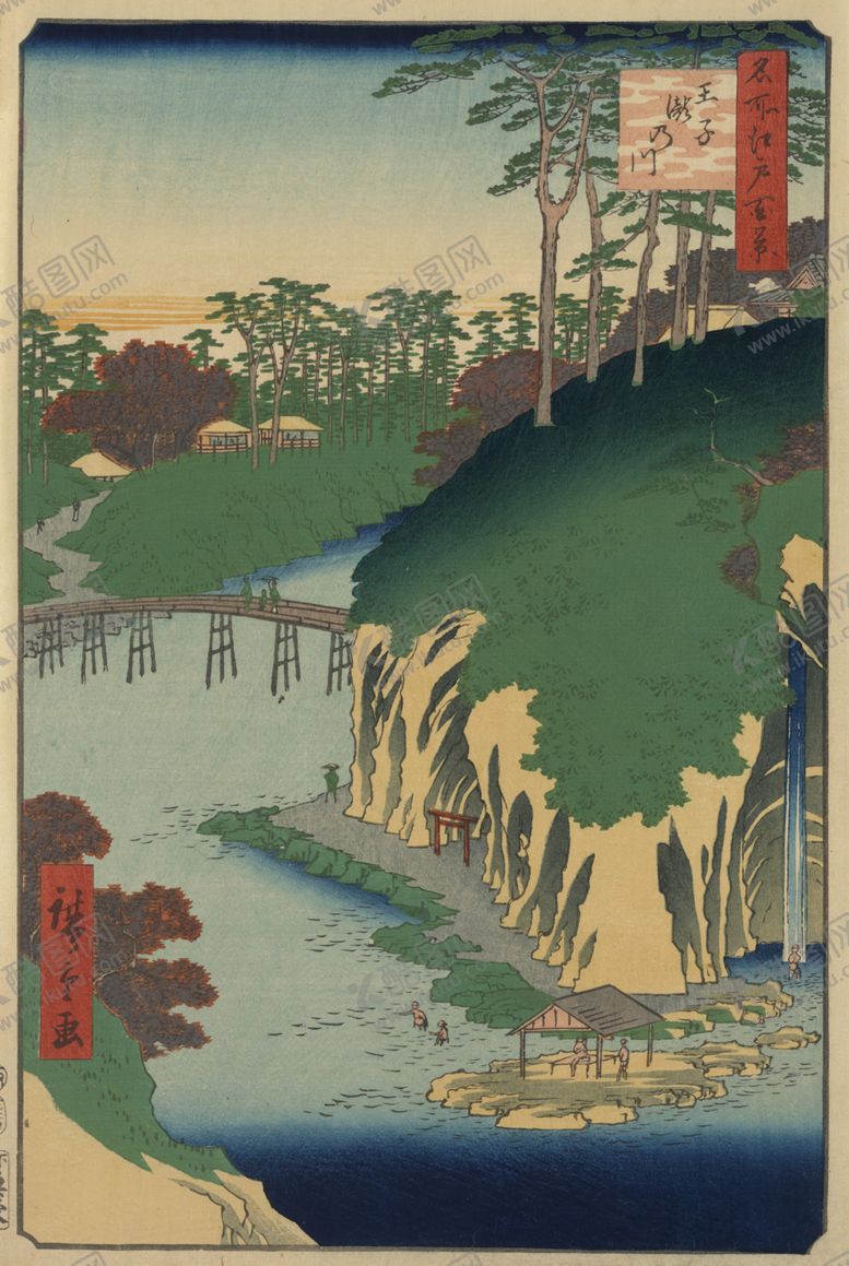 编号：23620505151519259225【酷图网】源文件下载-日本风景浮世绘
