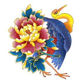 金色牡丹
