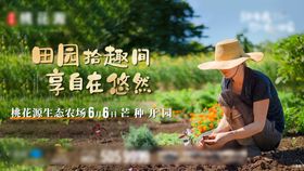 农场活动背景板