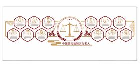历史法治人物法治文化墙