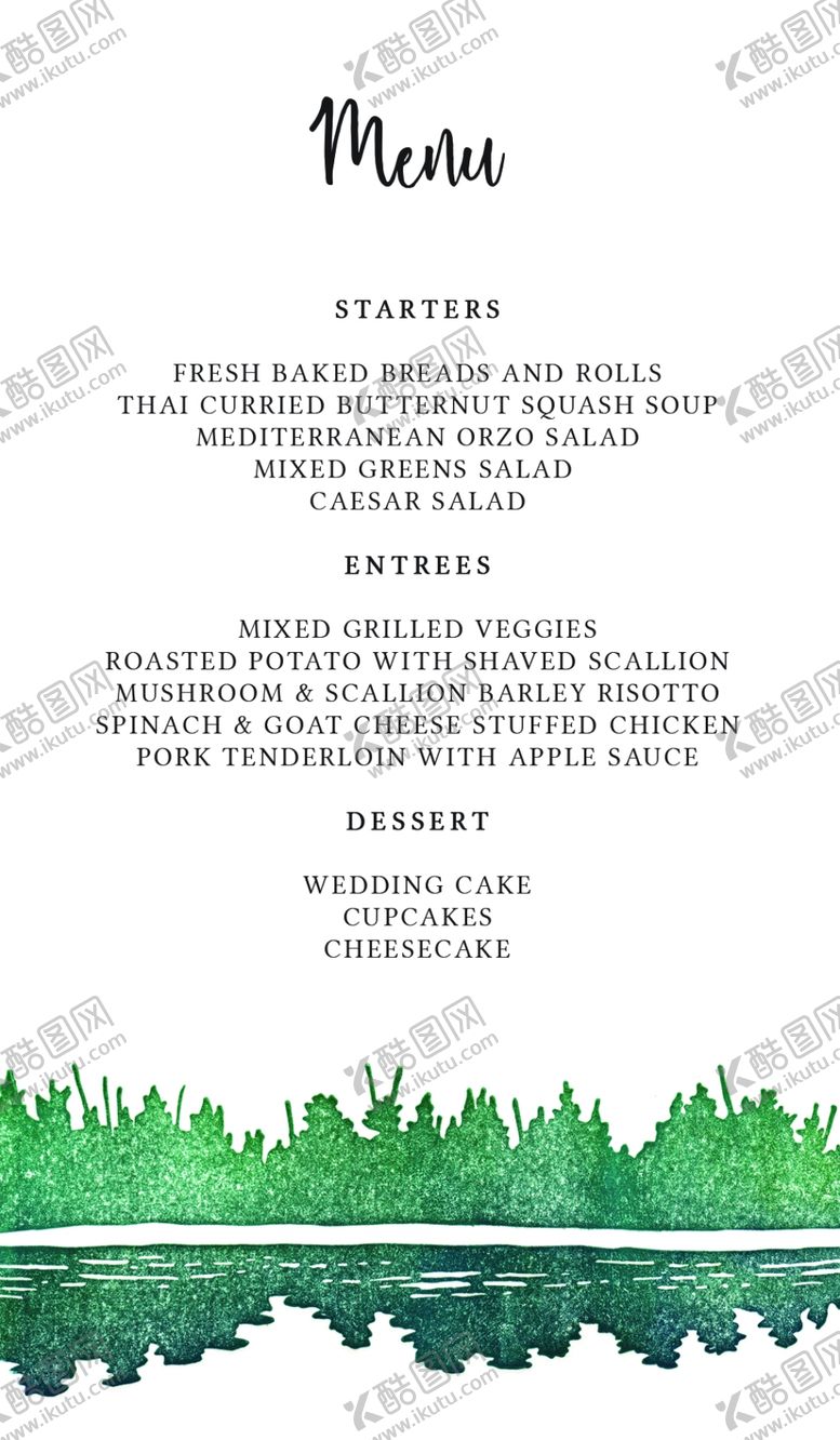 编号：63302409120454399988【酷图网】源文件下载-小清新水彩邀请函设计