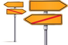 路牌路标指示牌红绿灯