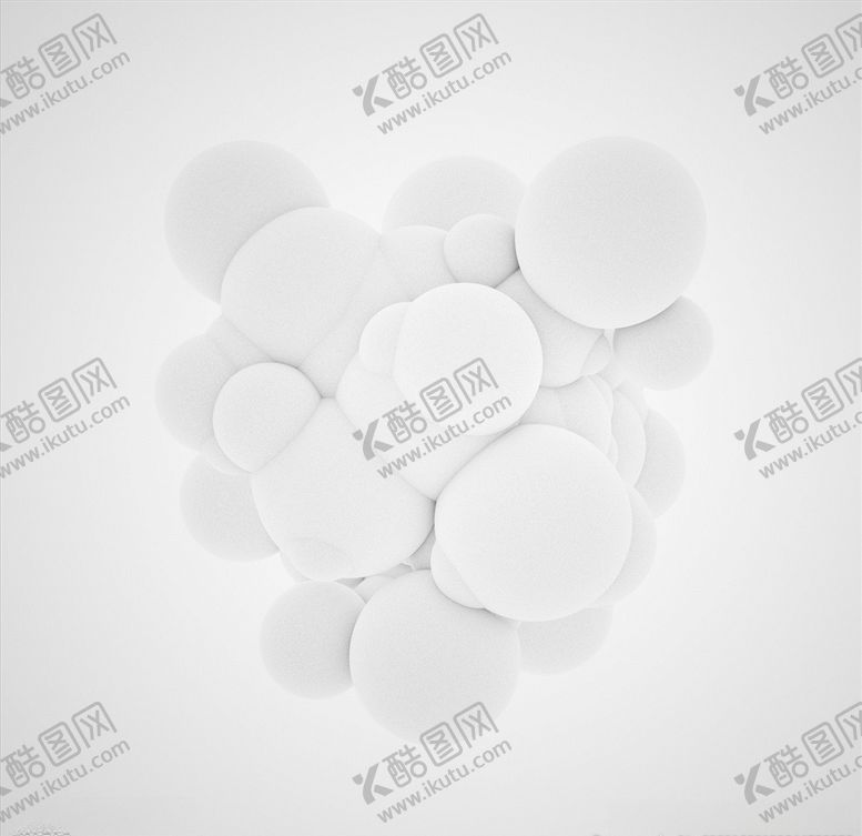 编号：27130605110052576104【酷图网】源文件下载-C4D模型白色球体结构