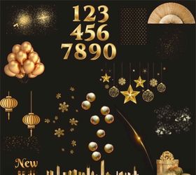 金色系列元素