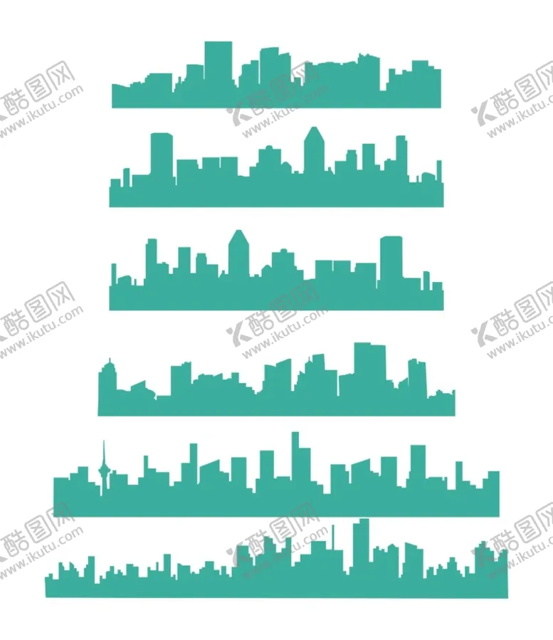 编号：52946009200251178506【酷图网】源文件下载-城市建筑剪影