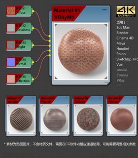 4K超清金属材质贴图