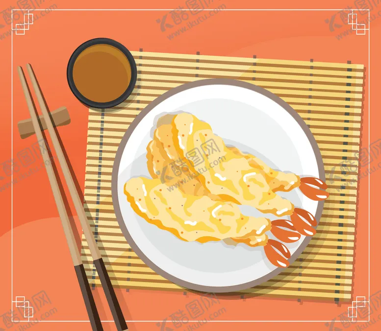 编号：61058910111758572673【酷图网】源文件下载-卡通天妇罗