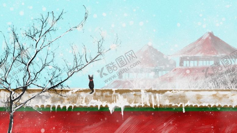 编号：40627410071724596899【酷图网】源文件下载-中国风建筑插画