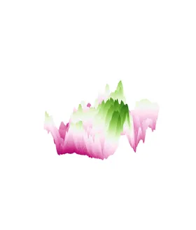 抽象山峰